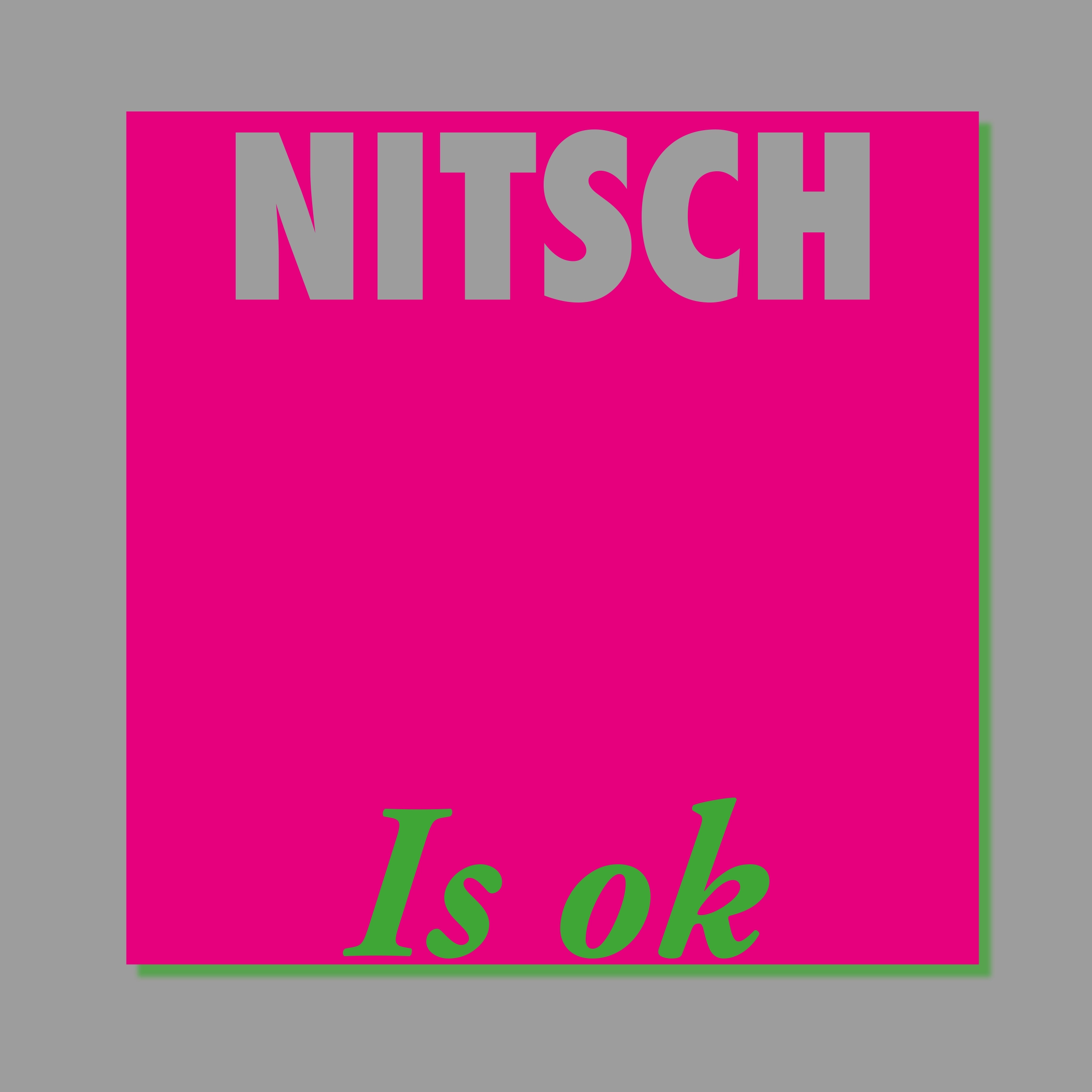 Nitsch | Is ok | Artwork | Coverdesign | Single