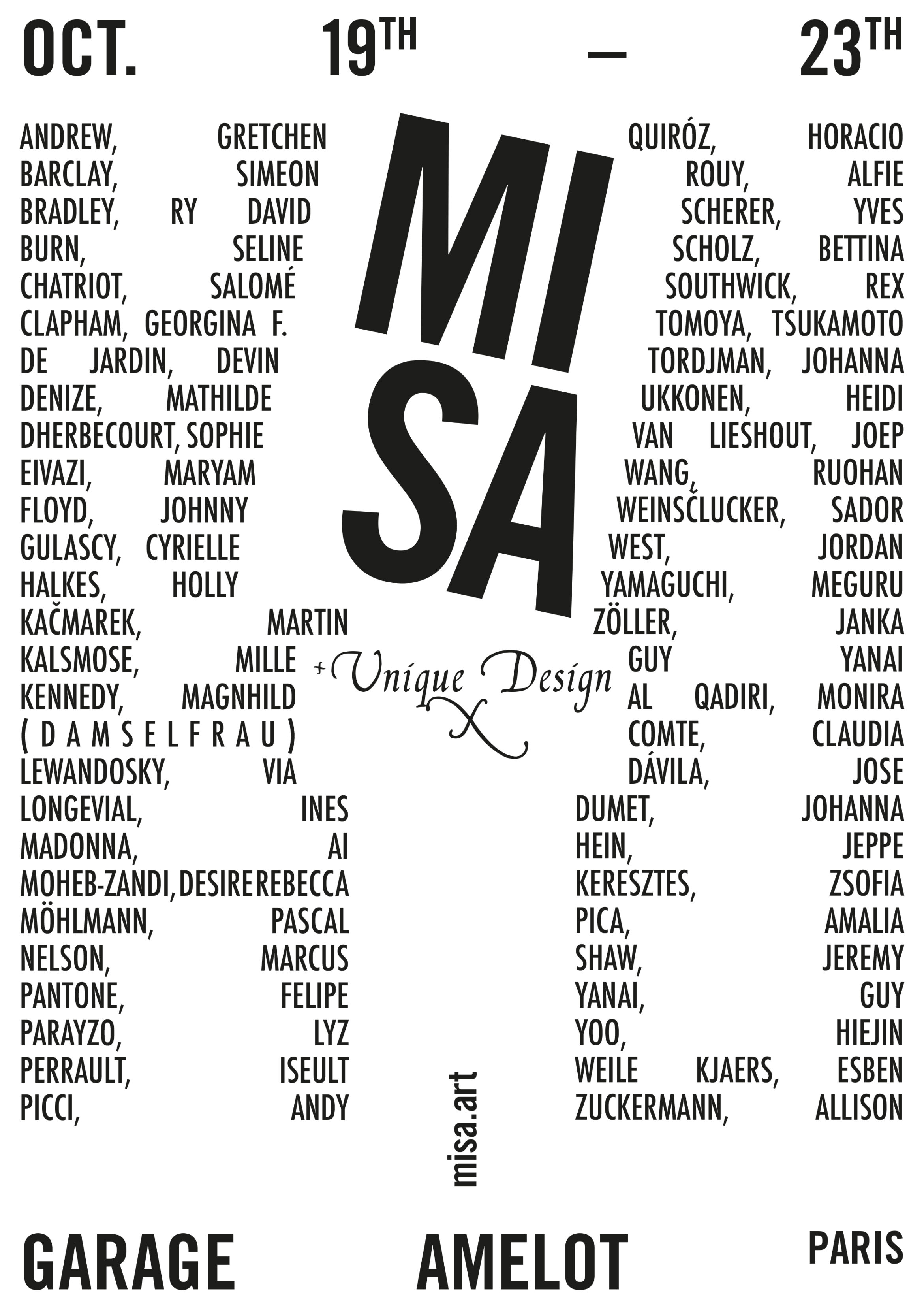 Unused Design for Misa.art | Posterdesign